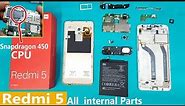 Xiaomi Redmi 5 - Disassembly and Teardown || all Internal Parts || How to open Redmi 5 Back Cover