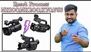 How to Reset Sony NX100, NX200, NX80, X70, Z150 | Sony all camcorders solution