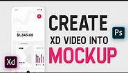How to create video file into mockup #Adobexd