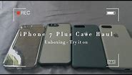 iPhone 7 Plus Case Haul from Shopee - unboxing + try it on