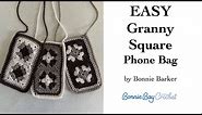 EASY Granny Square Phone Bag