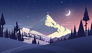 Snow Mountain Live Wallpaper - MoeWalls