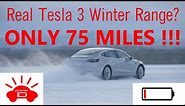 The Truth About Tesla Model 3 Range in Winter