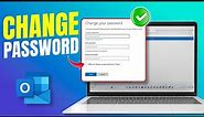 How to Change Outlook Account Password on PC | Update Outlook Password