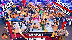WWE Royal Rumble 2021 Action Figure Match!