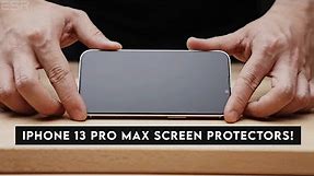 5 Best IPHONE 13 PRO MAX Screen Protectors In 2024! ✅ [Top 5 Picks]