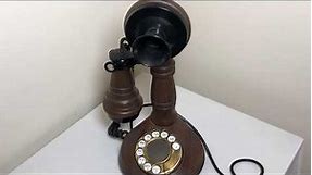 Vintage Deco Tel Candelstick Phone DEMO Ringing