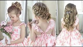 3 Easy Flower Girl Hairstyles (you can do yourself)