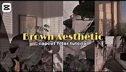 Filter capcut aesthetic || Brown aesthetic filter capcut terbaru
