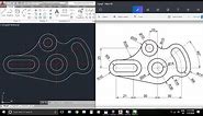 AutocAD 2D Practice Drawing / Exercise 2 / Basic & Advance Tutorial