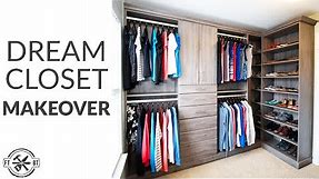 Dream Master Closet Makeover with Pro Design and Install