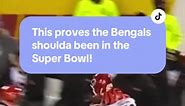This proves the Bengals shoulda been in the Super Bowl! #foryoupage #foryou #fypシ #nfl #bengals #chiefs