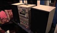 AIWA Mini Stereo R500 L80 P80 C80 MT-80 R80 E80 Compact Components Speakers -- Playing