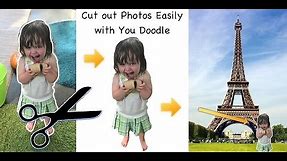 How to Cut Out Photos with You Doodle app on iPhone