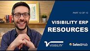 Other Resources | Visibility ERP Review 2024 [10/10]