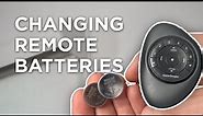 How to Change Remote Batteries | Hunter Douglas PowerView (Gen 2) Pebble | A Shade Above