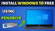 How To Download And Install Windows 10 From USB | Windows 10 installation Step By Step (2023)