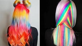New Hair Color Ideas For 2018! Amazing Rainbow Hair Color Transformation Tutorials Compilations
