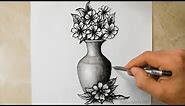 How to draw still life, drawing for beginners, Pencil drawing still life Art