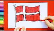 How to draw the Flag of Denmark