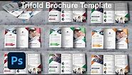 Trifold Brochure Template Photoshop Free Download