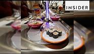 Restaurant Serves Sushi On Futuristic Conveyer Belt