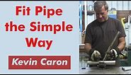 How to Cut Pipe at an Angle Accurately - Kevin Caron