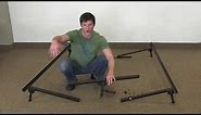 How to put together a King metal bed frame. Super simple!
