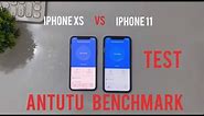 Iphone xs vs Iphone 11 / Antutu Benchmark Test IOS 12 / IOS 13