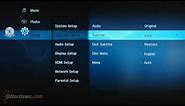 Samsung BD-P1600 Blu-ray player review - menus