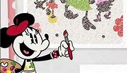 Minnie Mouse - Polka Dot Day Painting #shorts