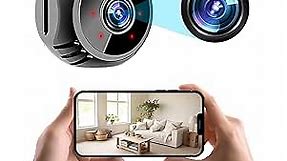 Mini WiFi Hidden Spy Camera Wireless Surveillance Nanny Cam Indoor Home Security Camera 1080P Small Video Recorder with Remote Live View Phone App Motion Detection Night Vision