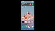 OPPO A57s incoming call (Screen Video)