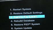 How to fix PS3 Black Screen