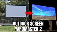 Best outdoor projector Screen Yard Master 2