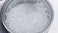 Lab Boiling Stones,Solid Round Clear Glass Boiling Beads, 1mm Diameter, Approx 1000 Beads