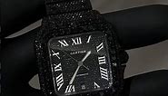Black Diamond Cartier Watch ⚫️🤩