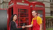 Iconic Red Phone Box Converted Into Britain's Smallest Coffee Shop