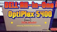 DELL All-in-One OptiPlex 5400 - Unboxing, Disassembly and Upgrade Options