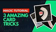 3 Magic Tricks Using A Regular Deck Of Cards - Magic Tutorial