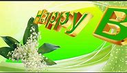 Happy Birthday! background video effects hd