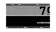 Lexar NM790 SSD 512GB PCIe Gen4 NVMe M.2 2280 Internal Solid State Drive, Up to 7200MB/s, Compatible with PS5, for Gamers and Creators (LNM790X512G-RNNNU)