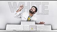 Top WHITE gaming mechanical keyboard of 2023 | All WHITE gaming keyboards of Amazon | 2023