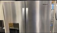 Overview of a 2022 Whirlpool French Door Refrigerator