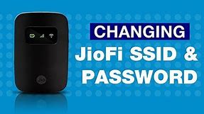 JioFi - How to Change JioFi Name (SSID) and Password | Reliance Jio