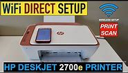 HP DeskJet 2700e WiFi Direct Setup, Using Inbuilt Printer WiFi.