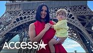 Nikki Bella & Artem Chigvintsev Explore Paris w/ Son Matteo After Wedding