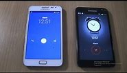 Double Ringing alarms at the Same Time Samsung Galaxy Note 1 Android 7+ Note 1 Black