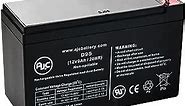 AJC Battery Compatible with CSB HRL1234WF2FR 12V 9Ah Sealed Lead Acid Battery