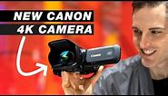 New 4K Canon Camera! First Look at the Canon VIXIA HF G50